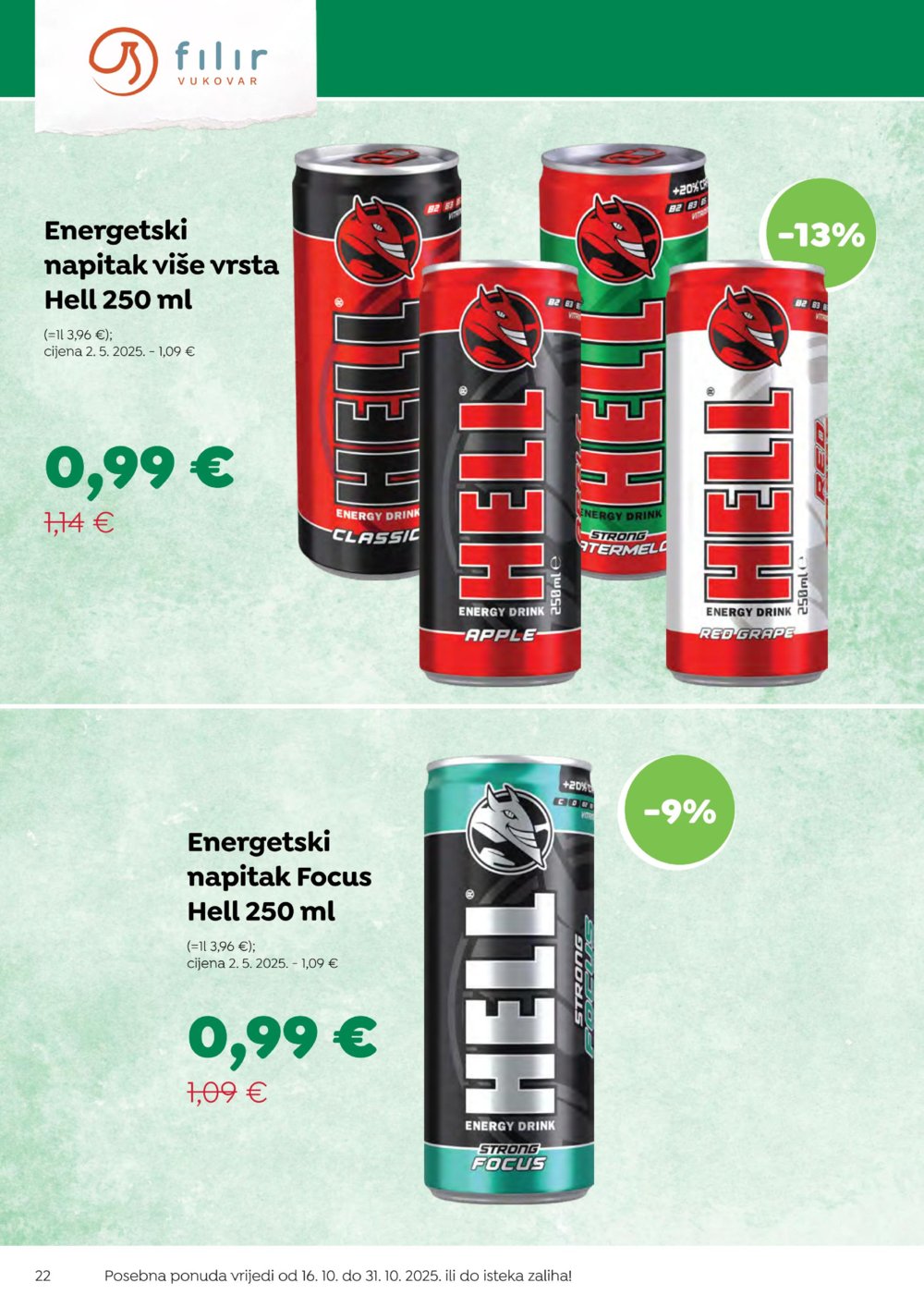 Robin katalog Akcija 16.10. - 31.10.2025.