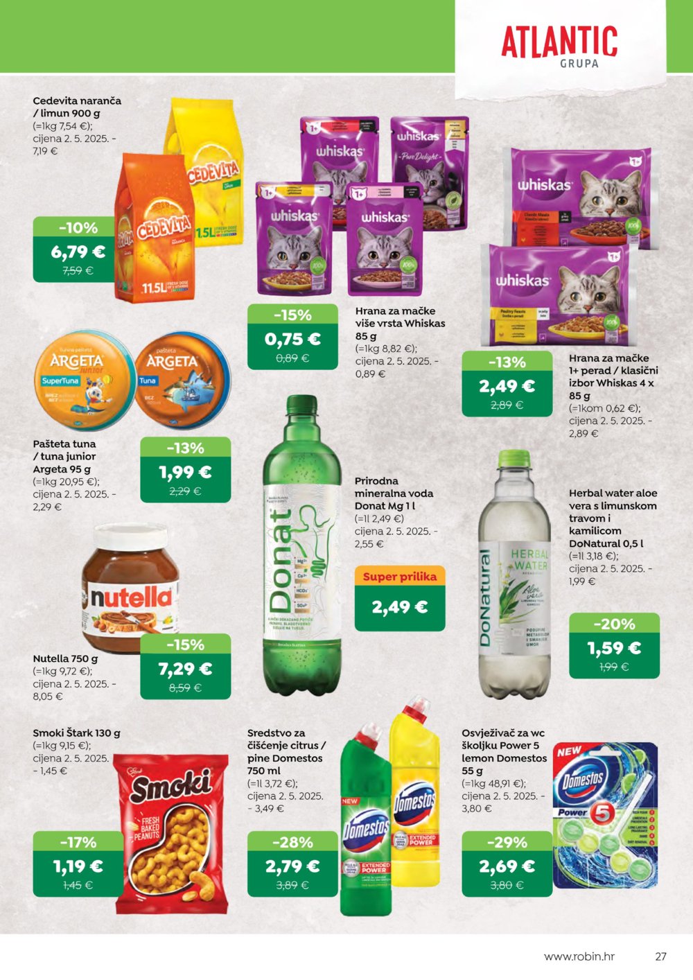 Robin katalog Akcija 16.10. - 31.10.2025.