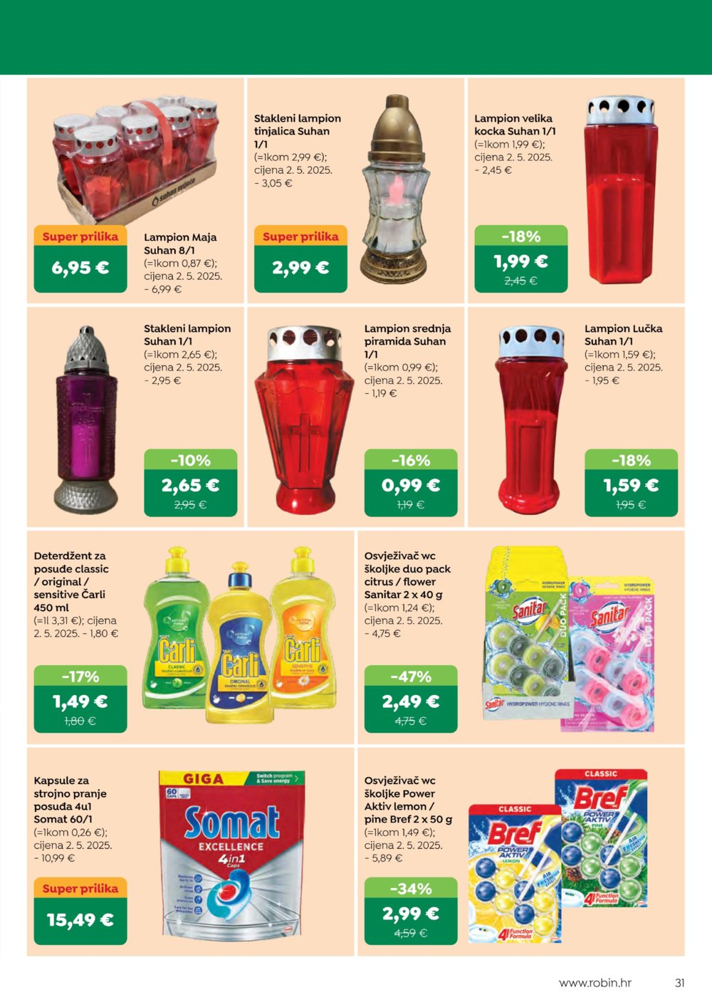 Robin katalog Akcija 16.10. - 31.10.2025.