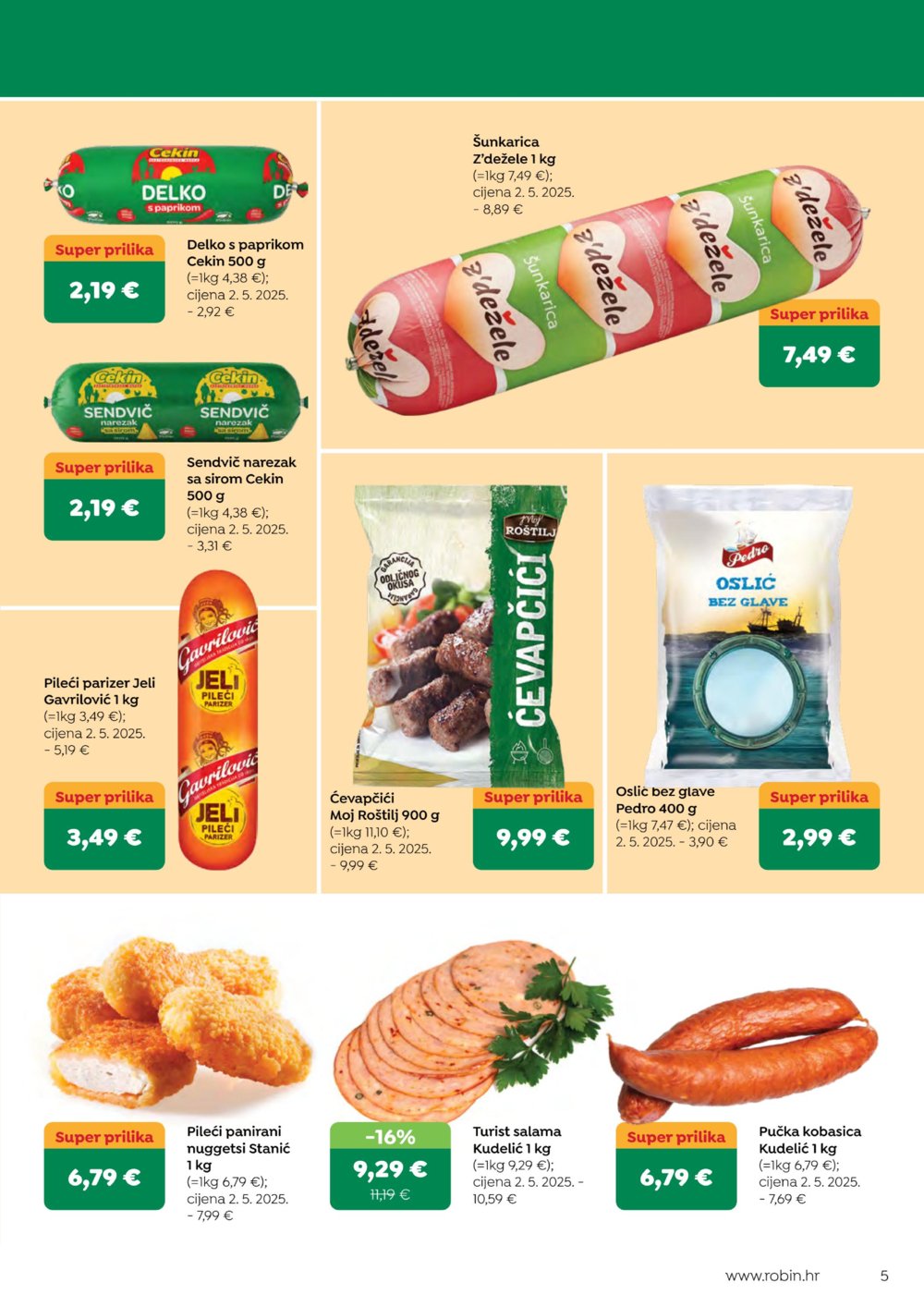 Robin katalog Akcija 16.10. - 31.10.2025.