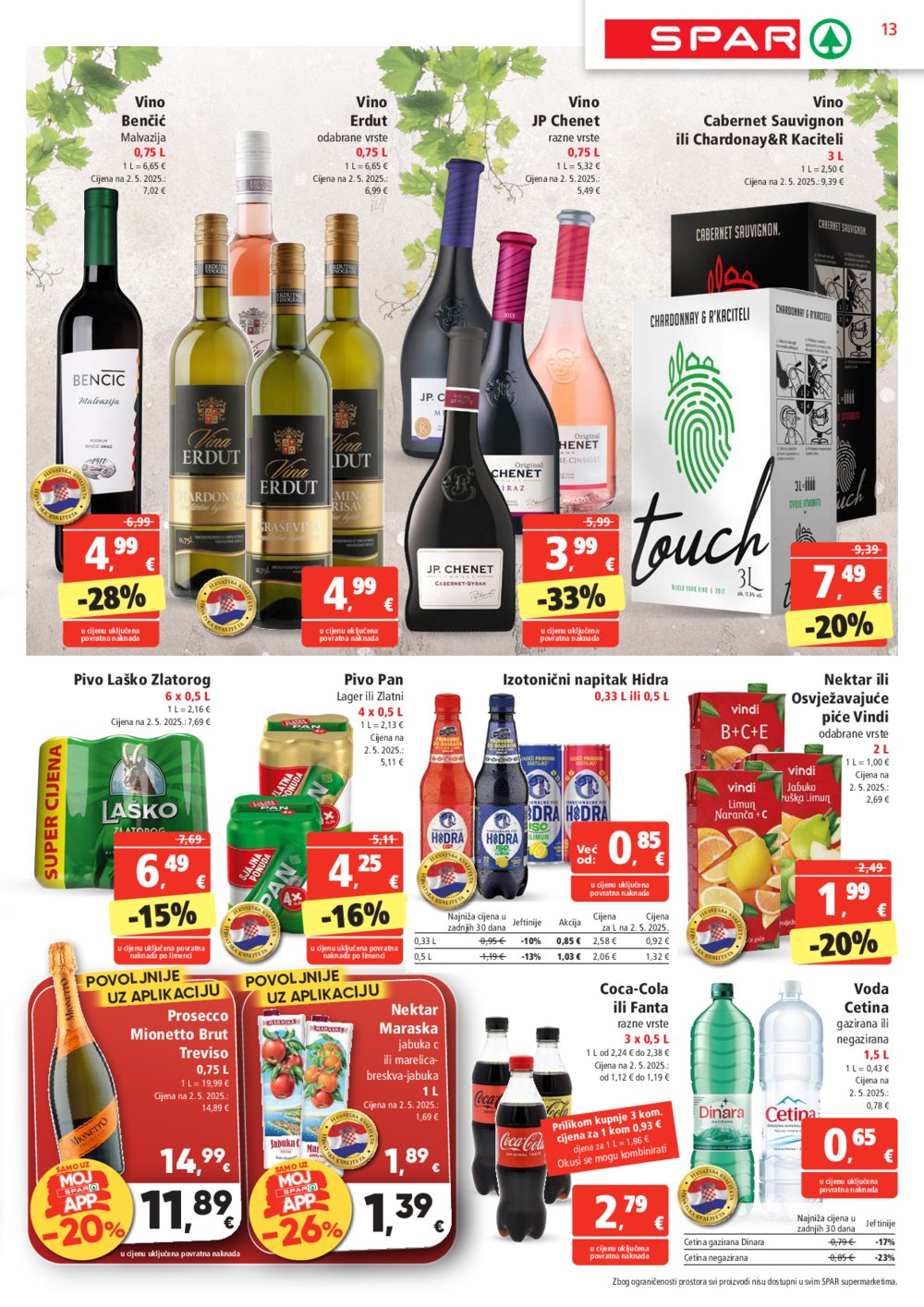 SPAR katalog Akcija 15.10. - 21.10.2025.