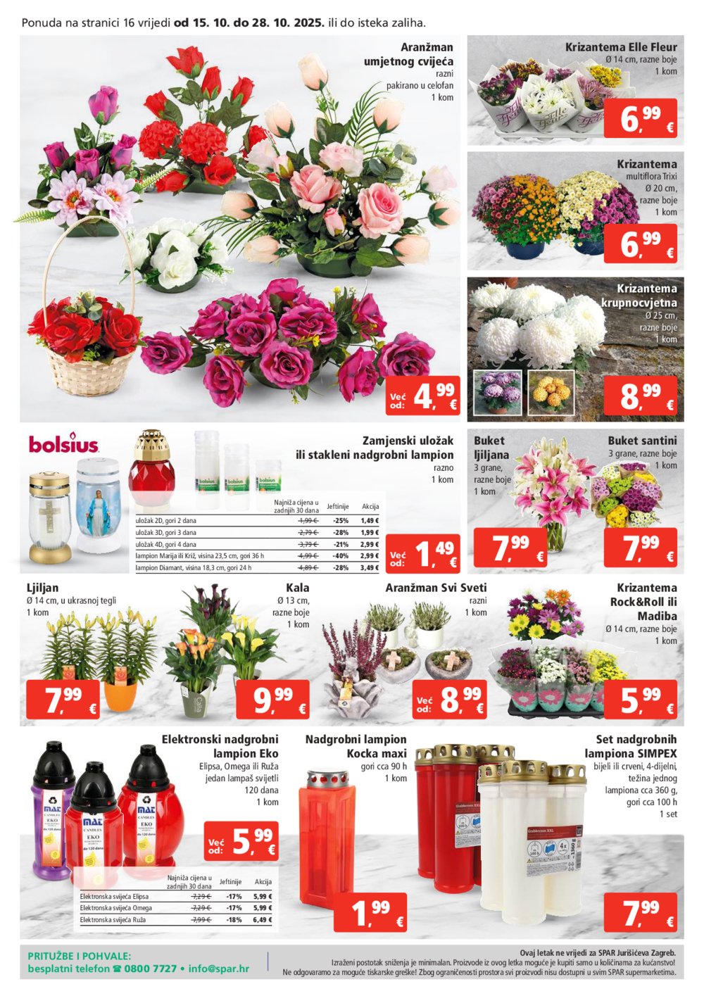 SPAR katalog Akcija 15.10. - 21.10.2025.