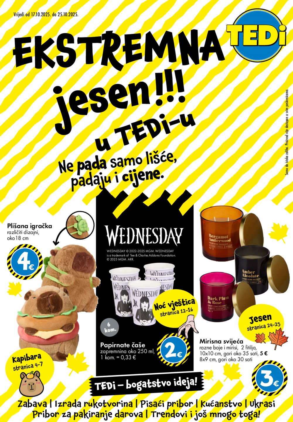TEDI katalog Ekstremna jesen 17.10. - 25.10.2025.