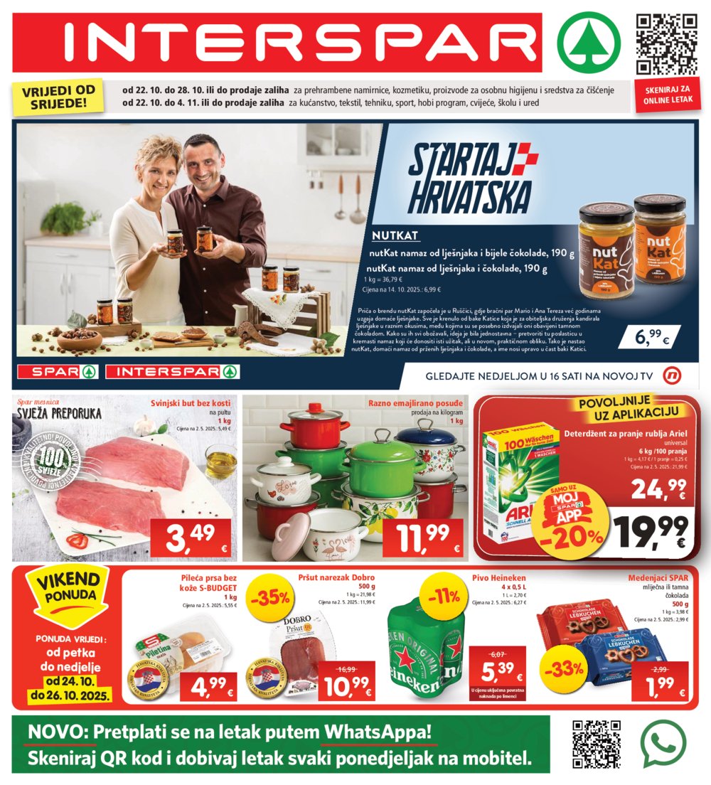 INTERSPAR katalog Akcija 22.10.-28.10.2025.