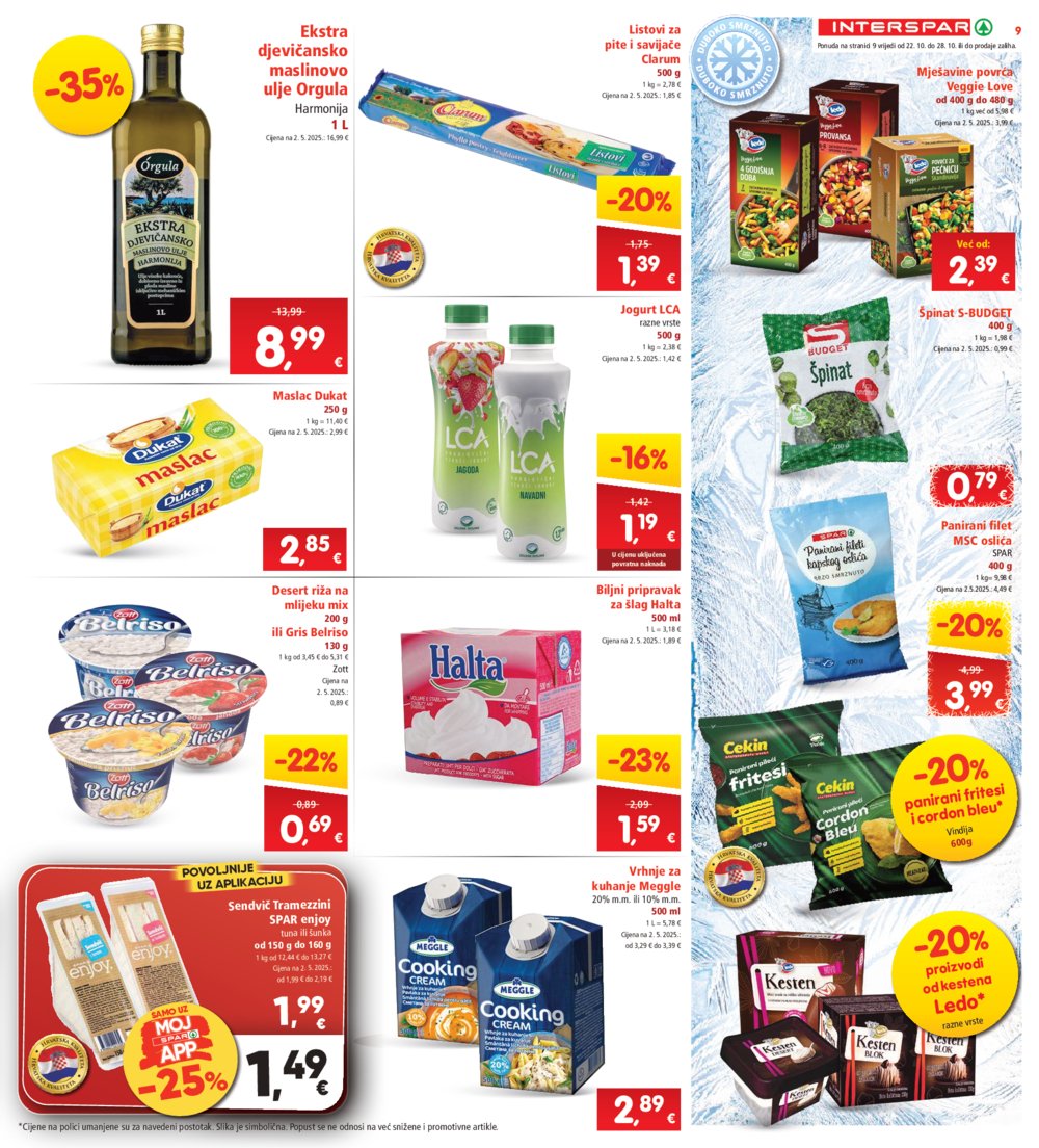 INTERSPAR katalog Akcija 22.10.-28.10.2025.