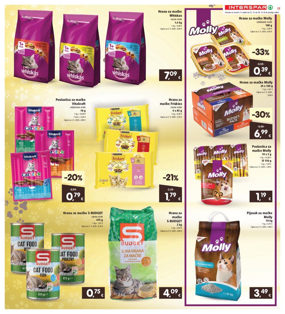 INTERSPAR katalog Akcija 22.10.-28.10.2025.