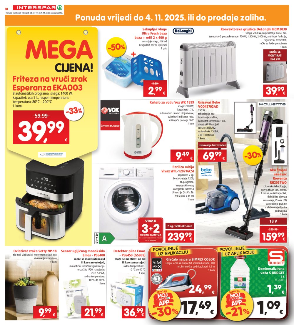 INTERSPAR katalog Akcija 22.10.-28.10.2025.
