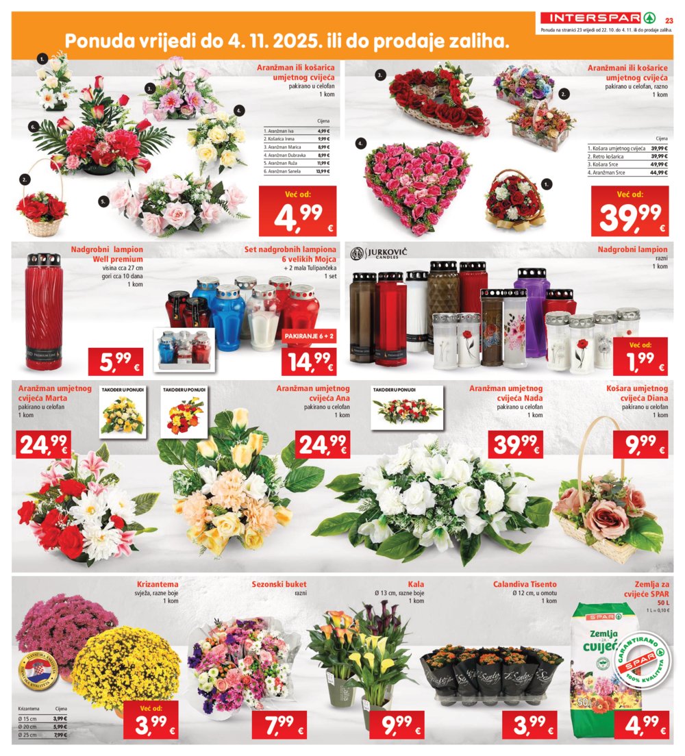INTERSPAR katalog Akcija 22.10.-28.10.2025.