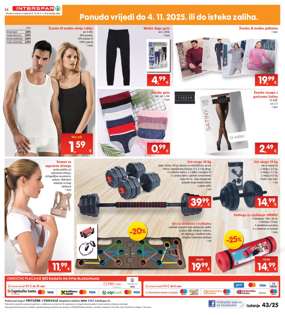 INTERSPAR katalog Akcija 22.10.-28.10.2025.