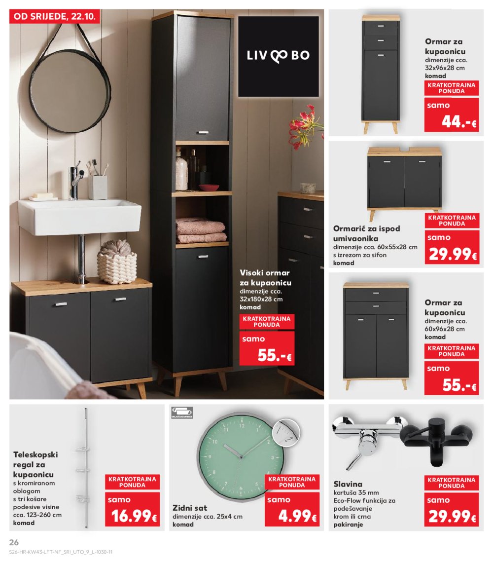 Kaufland katalog Akcija 22.10. - 28.10.2025. Ka, Si, Ri