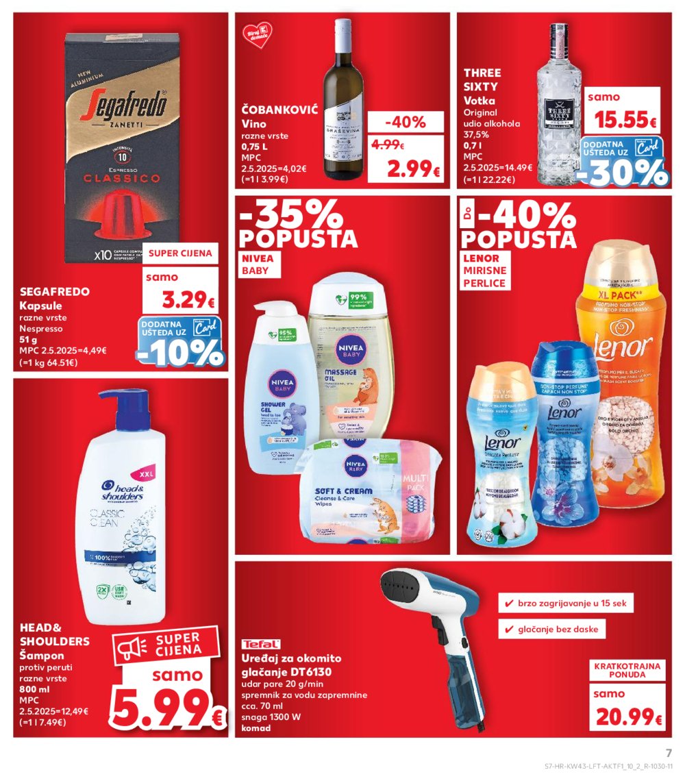 Kaufland katalog Akcija 22.10. - 28.10.2025. Ka, Si, Ri