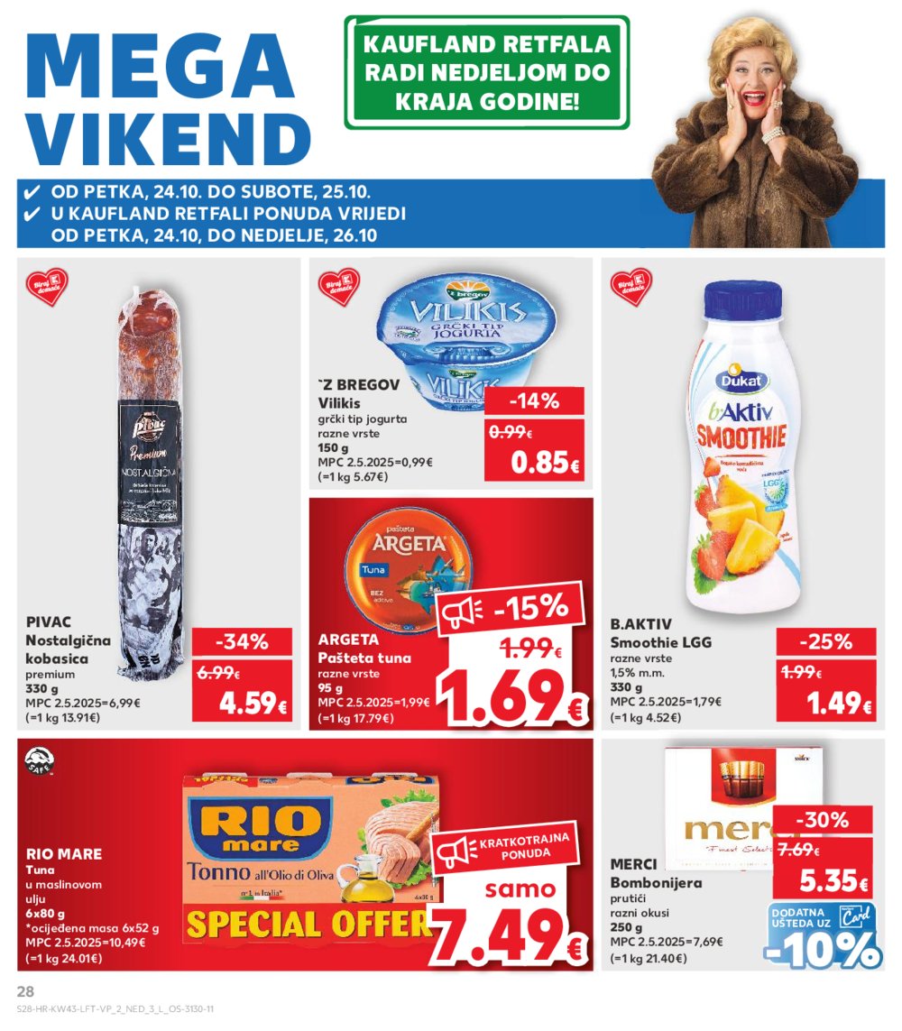 Kaufland katalog Akcija 22.10. - 28.10.2025. Osijek