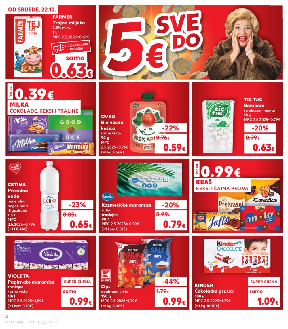 Kaufland katalog Akcija 22.10. - 28.10.2025. VG, Po, Ro, Vo, Vu, DS, Ma, Iv