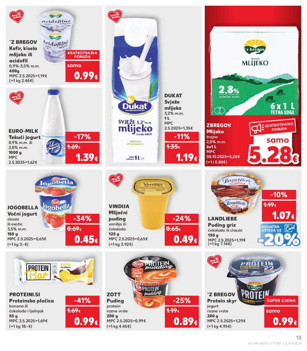 Kaufland katalog Akcija 22.10. - 28.10.2025. VG, Po, Ro, Vo, Vu, DS, Ma, Iv