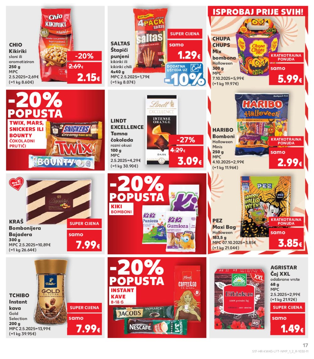 Kaufland katalog Akcija 22.10. - 28.10.2025. VG, Po, Ro, Vo, Vu, DS, Ma, Iv