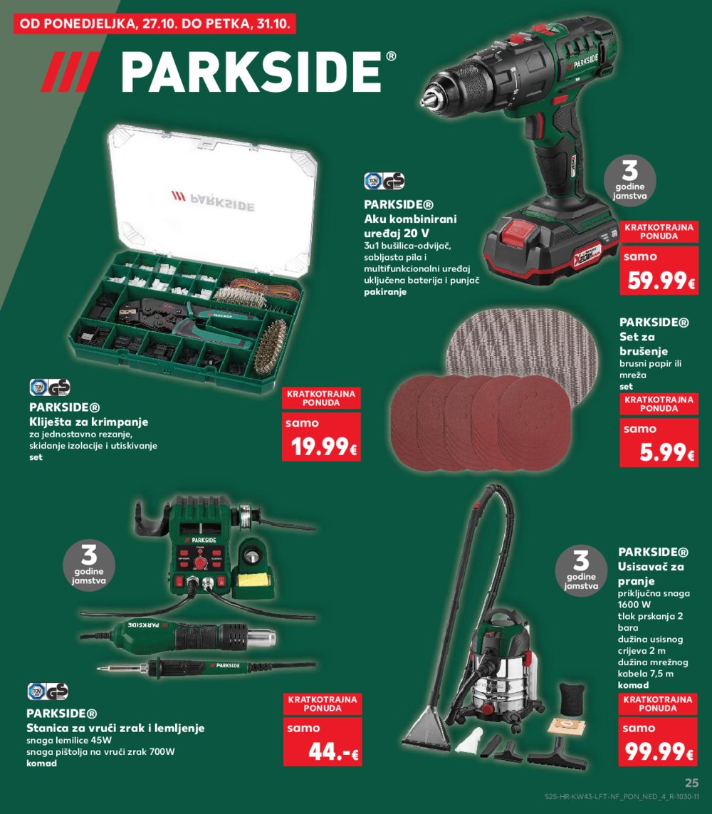 Kaufland katalog Akcija 22.10. - 28.10.2025. VG, Po, Ro, Vo, Vu, DS, Ma, Iv