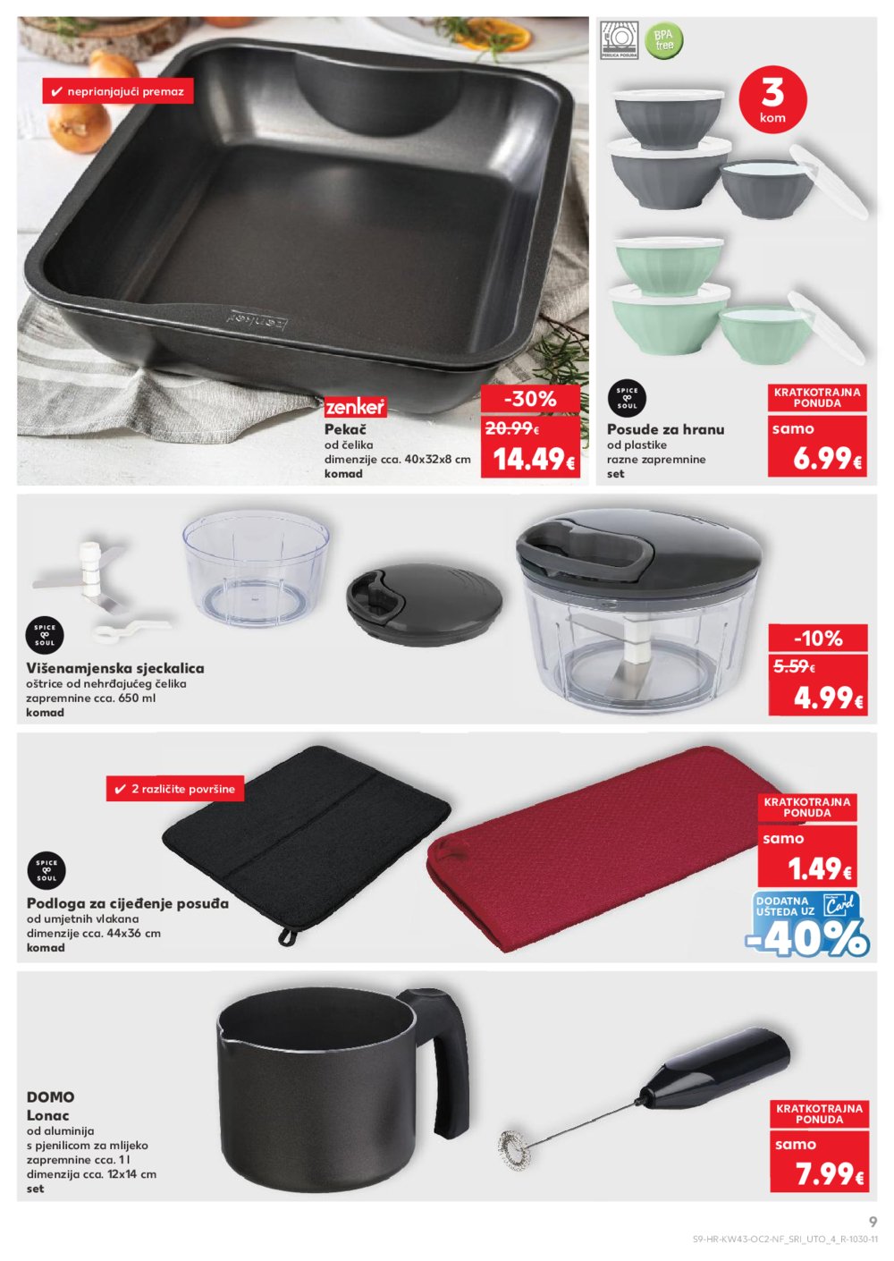 Kaufland katalog Neprehrambenih proizvoda 22.10. - 28.10.2025. Vg, Po, Ro, Vo, Vu, DS, Ma, Iv