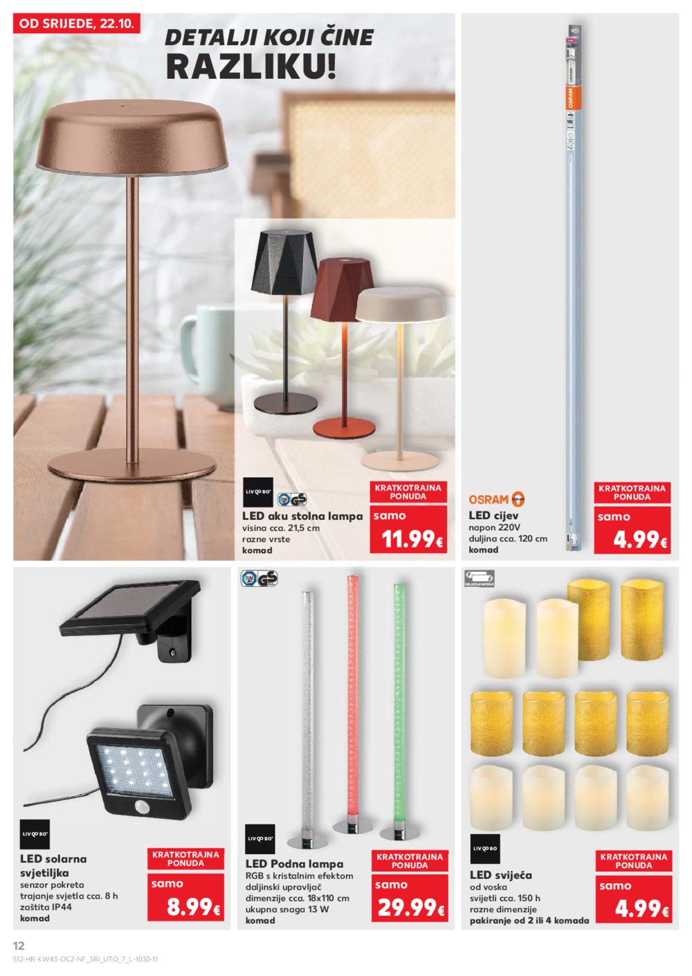 Kaufland katalog Neprehrambenih proizvoda 22.10. - 28.10.2025. Vg, Po, Ro, Vo, Vu, DS, Ma, Iv