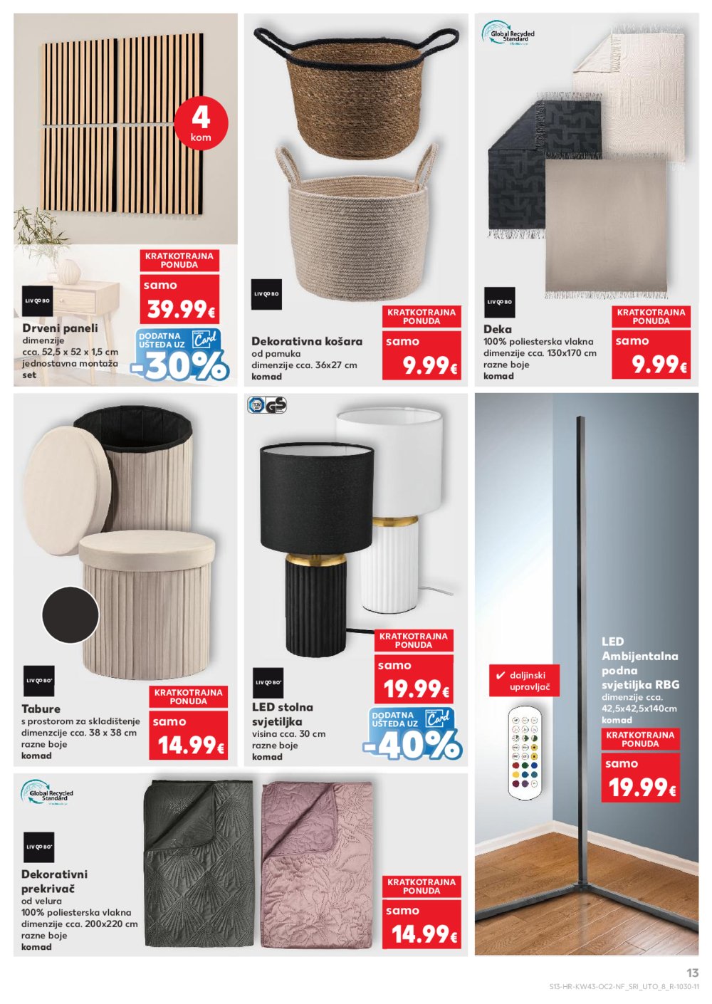 Kaufland katalog Neprehrambenih proizvoda 22.10. - 28.10.2025. Vg, Po, Ro, Vo, Vu, DS, Ma, Iv