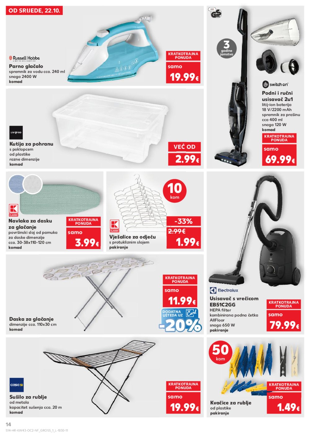 Kaufland katalog Neprehrambenih proizvoda 22.10. - 28.10.2025. Vg, Po, Ro, Vo, Vu, DS, Ma, Iv