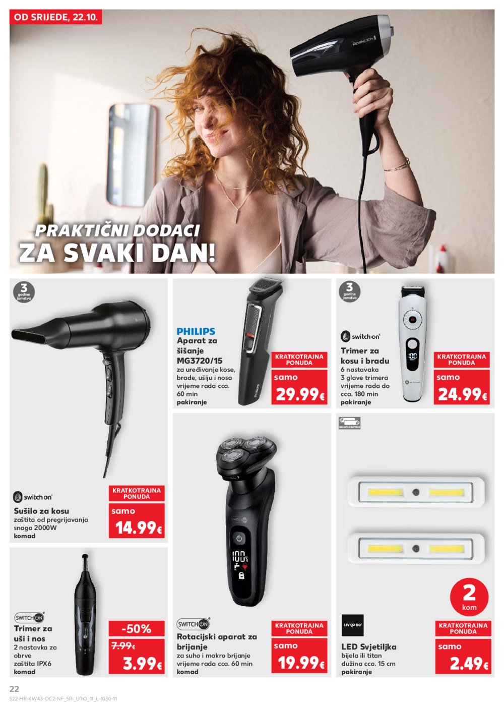 Kaufland katalog Neprehrambenih proizvoda 22.10. - 28.10.2025. Vg, Po, Ro, Vo, Vu, DS, Ma, Iv