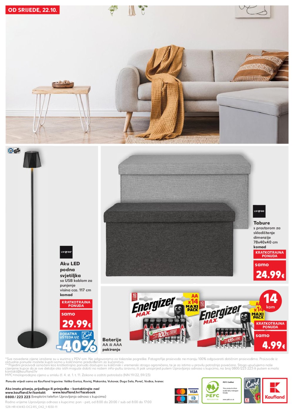 Kaufland katalog Neprehrambenih proizvoda 22.10. - 28.10.2025. Vg, Po, Ro, Vo, Vu, DS, Ma, Iv