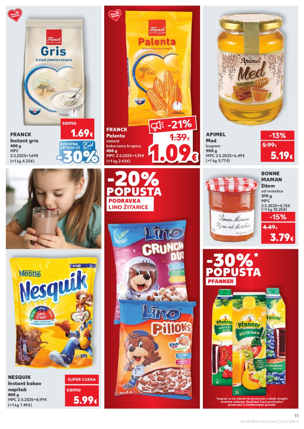 Kaufland katalog Robne marke 22.10. - 28.10.2025. Odabrane poslovnice
