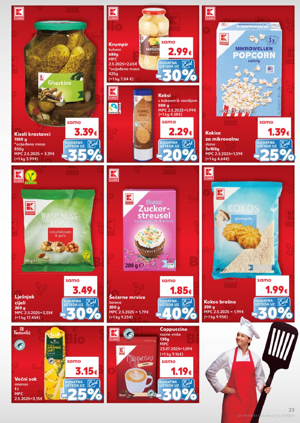 Kaufland katalog Robne marke 22.10. - 28.10.2025. Odabrane poslovnice