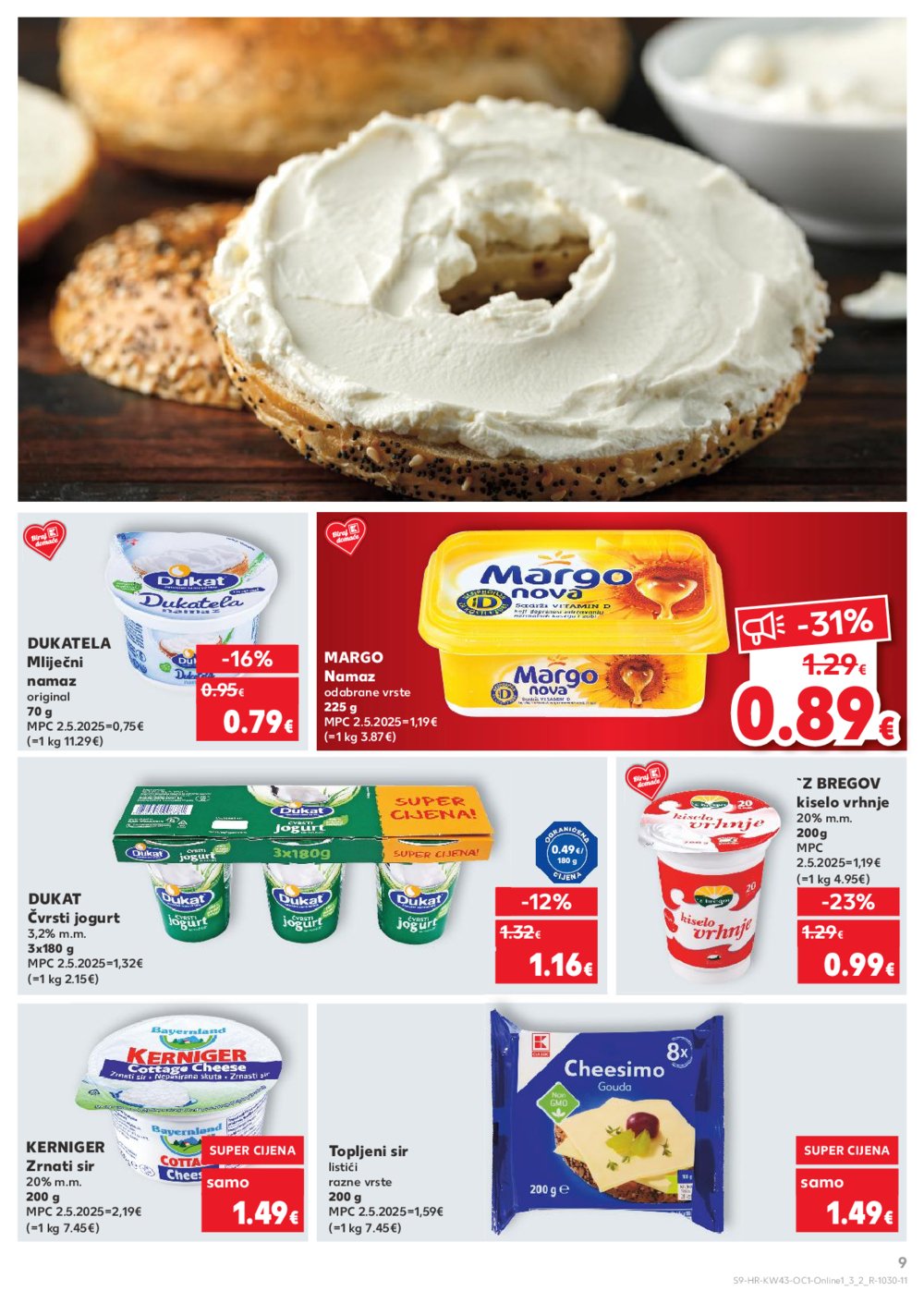 Kaufland katalog Robne marke 22.10. - 28.10.2025. Odabrane poslovnice