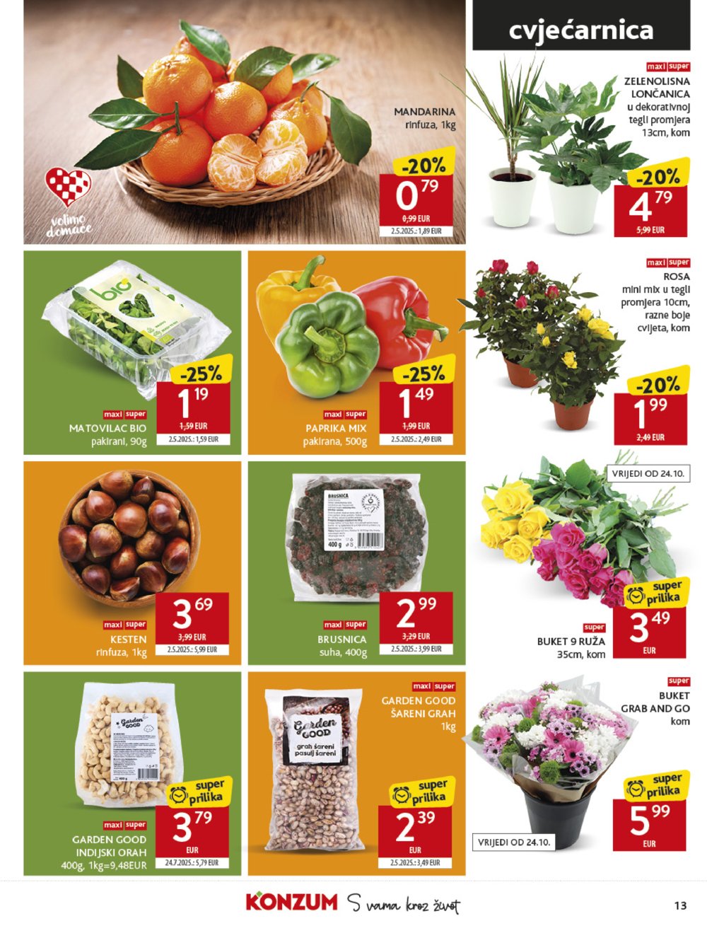 Konzum katalog Akcija 22.10. - 28.10.2025.