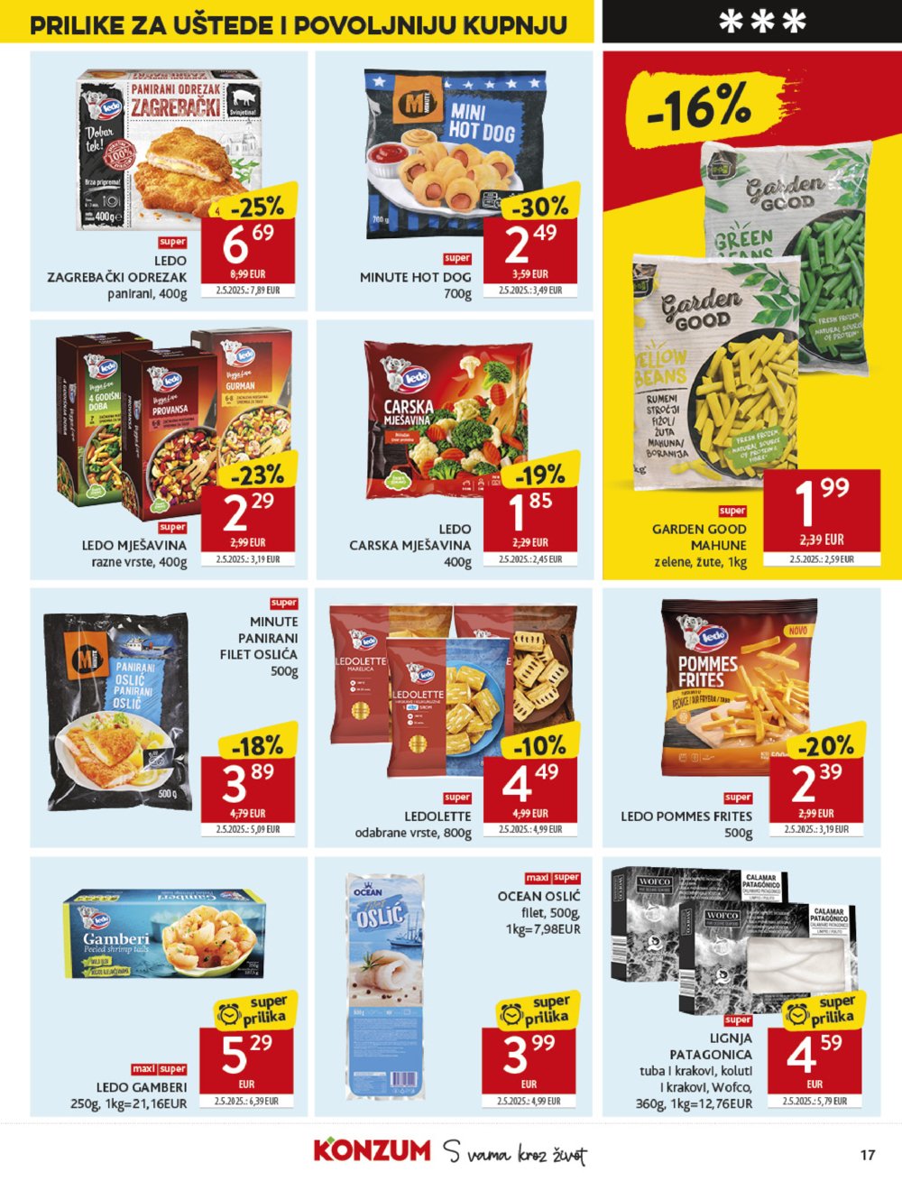 Konzum katalog Akcija 22.10. - 28.10.2025.
