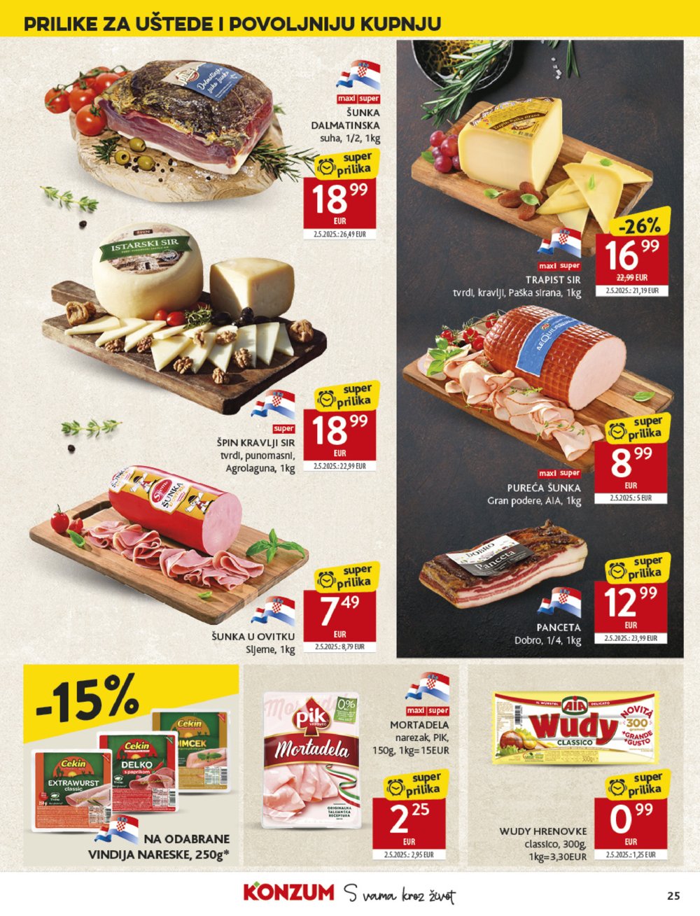 Konzum katalog Akcija 22.10. - 28.10.2025.