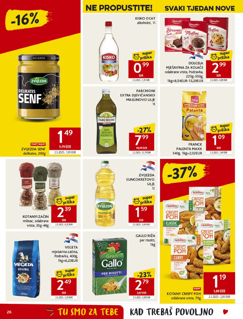 Konzum katalog Akcija 22.10. - 28.10.2025.