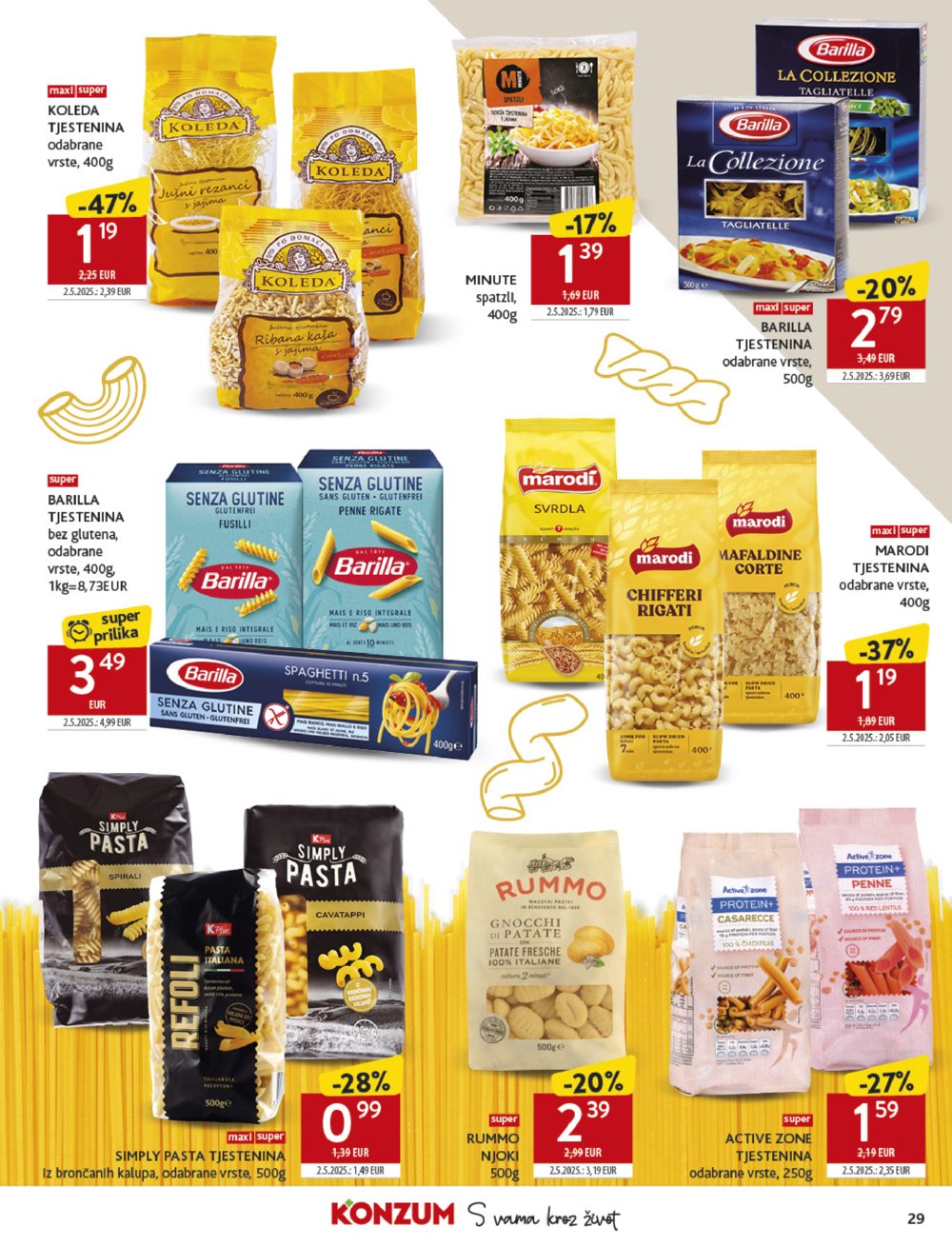 Konzum katalog Akcija 22.10. - 28.10.2025.