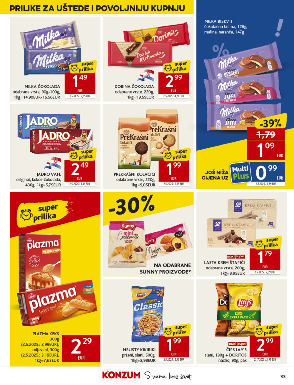 Konzum katalog Akcija 22.10. - 28.10.2025.