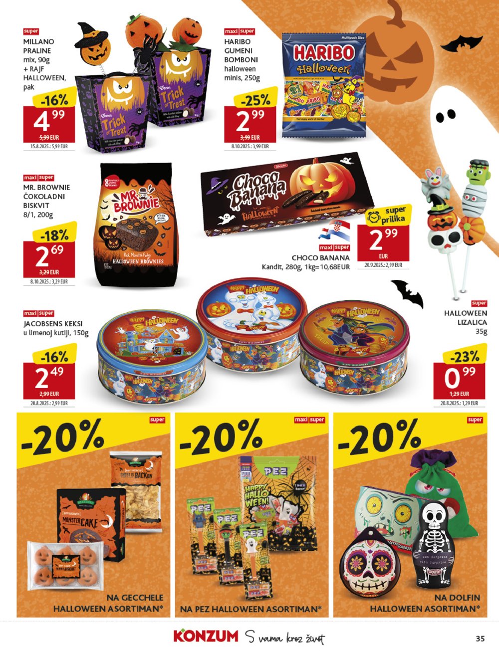 Konzum katalog Akcija 22.10. - 28.10.2025.