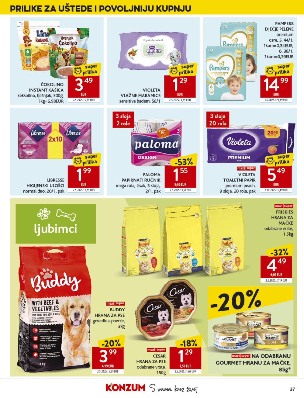 Konzum katalog Akcija 22.10. - 28.10.2025.
