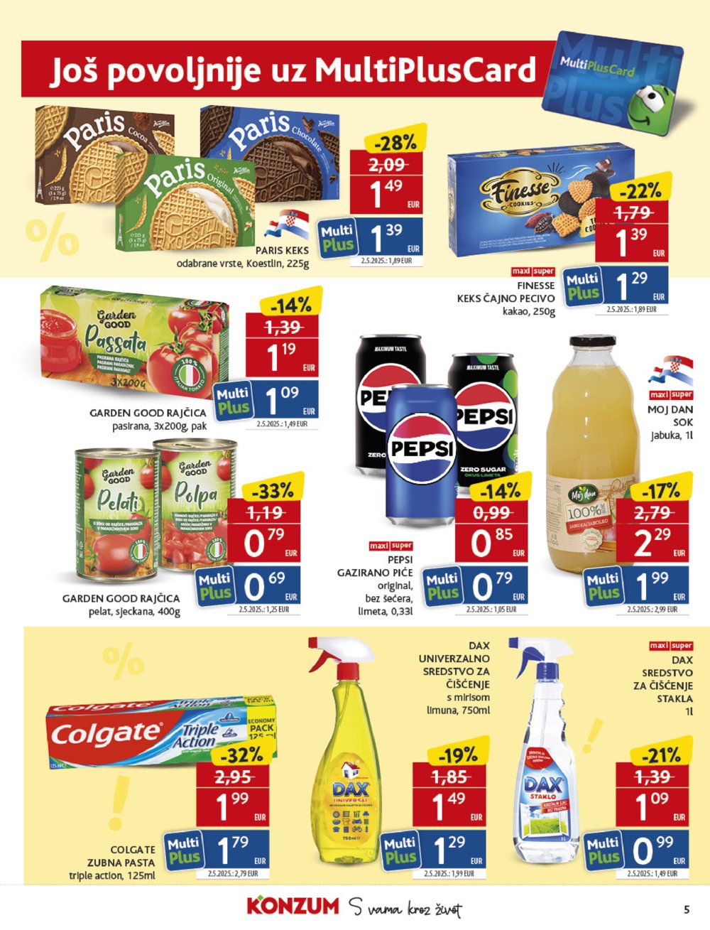 Konzum katalog Akcija 22.10. - 28.10.2025.