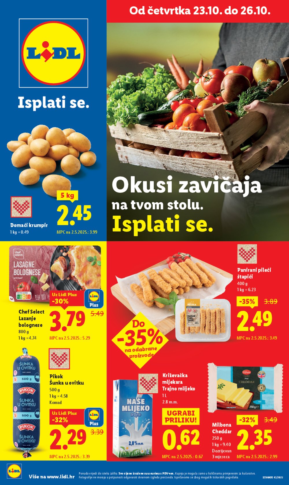 Lidl katalog Super ponuda od četvrtka 23.10. - 26.10.2025.