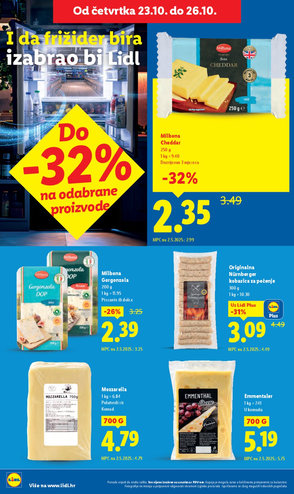 Lidl katalog Super ponuda od četvrtka 23.10. - 26.10.2025.