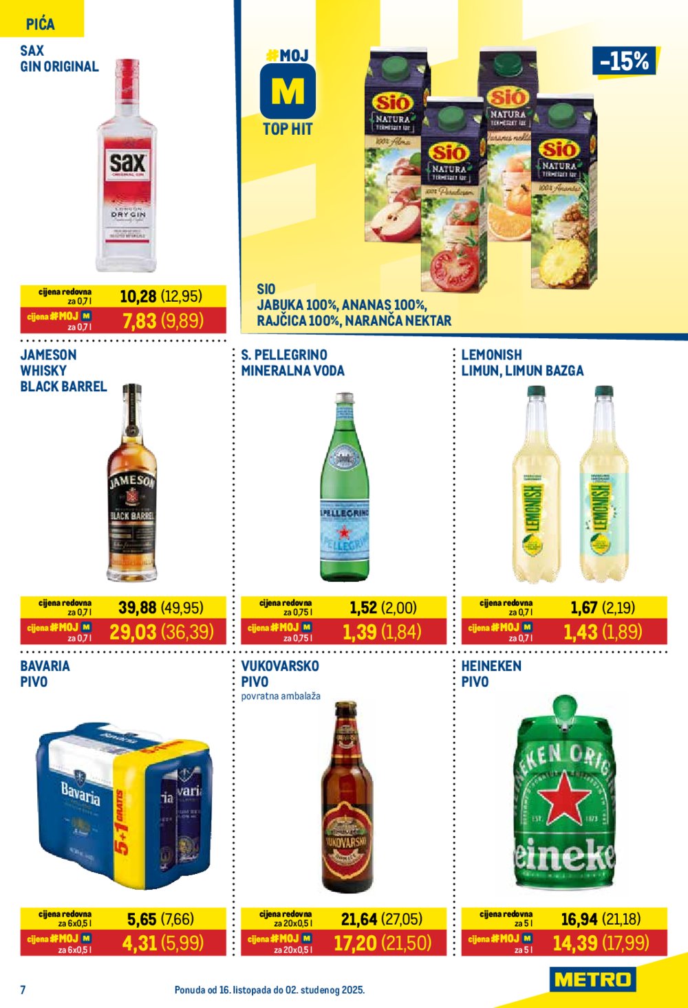 Metro katalog Prehrana i neprehrana 16.10. - 02.11.2025.