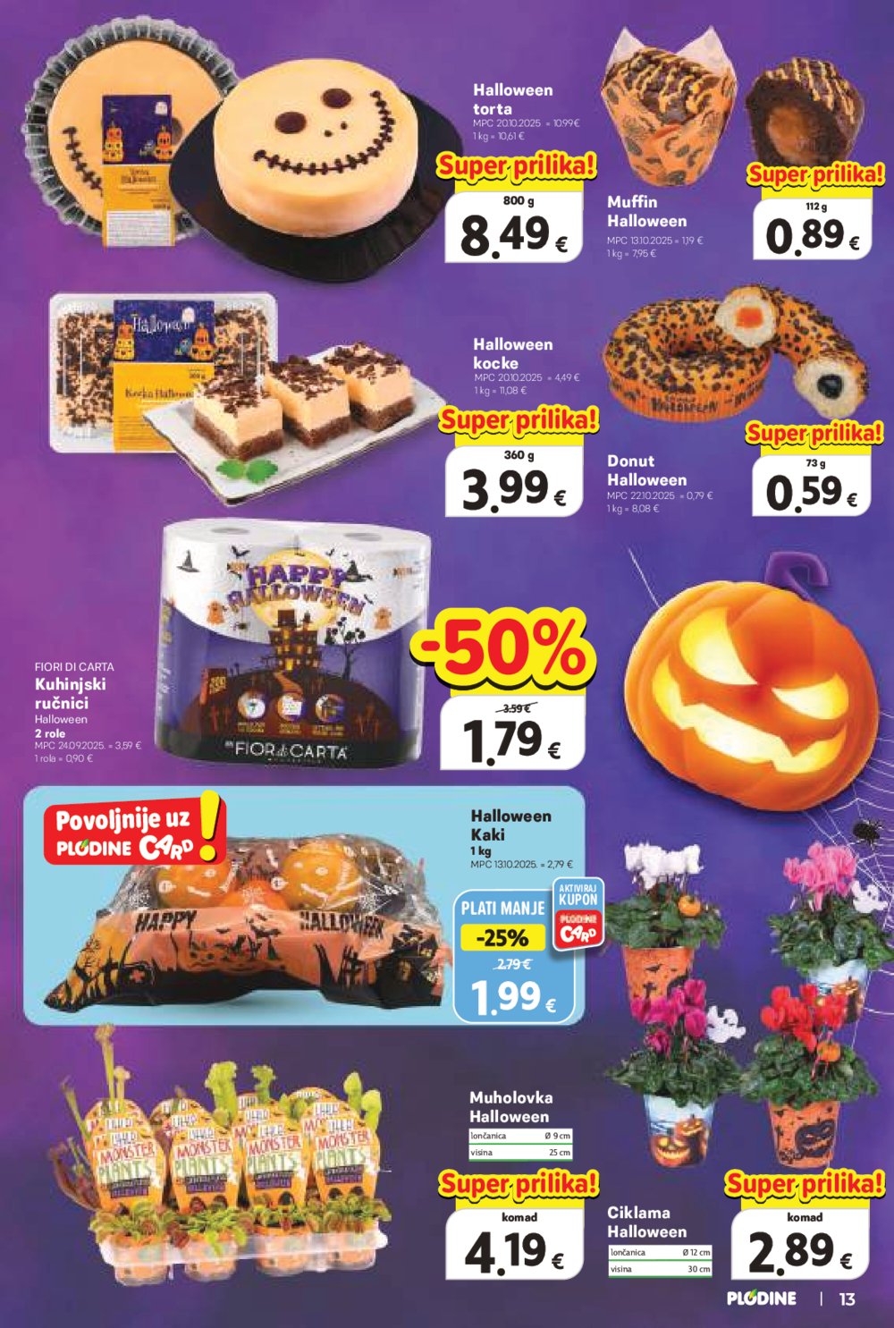 Plodine katalog Akcija 22.10. - 28.10.2025.