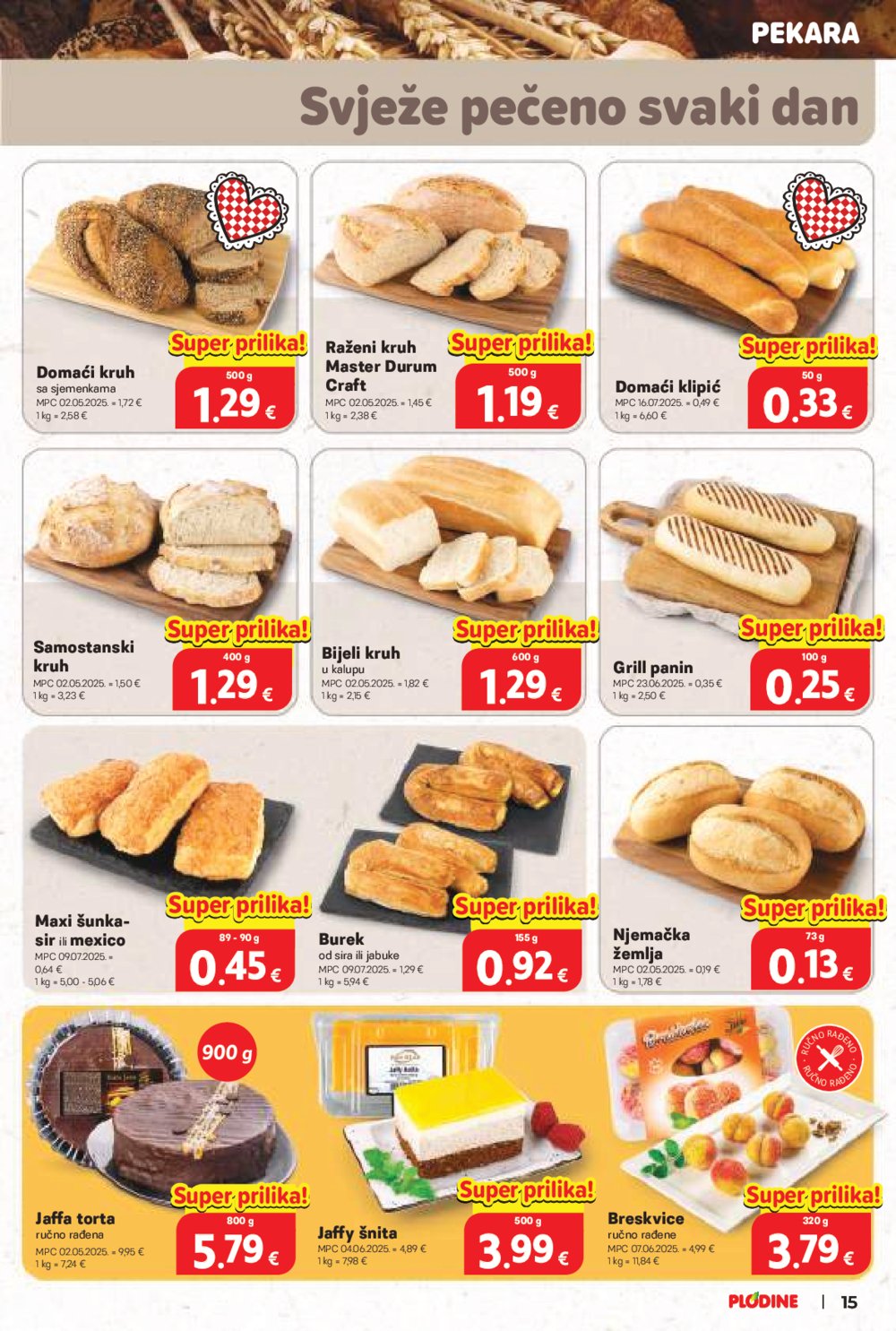 Plodine katalog Akcija 22.10. - 28.10.2025.