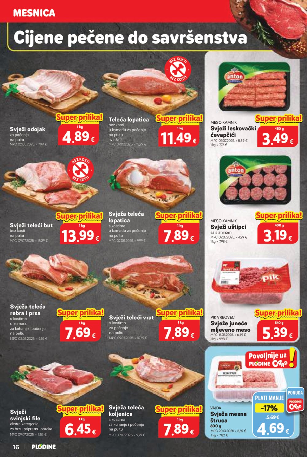 Plodine katalog Akcija 22.10. - 28.10.2025.