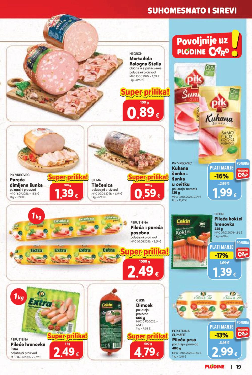 Plodine katalog Akcija 22.10. - 28.10.2025.