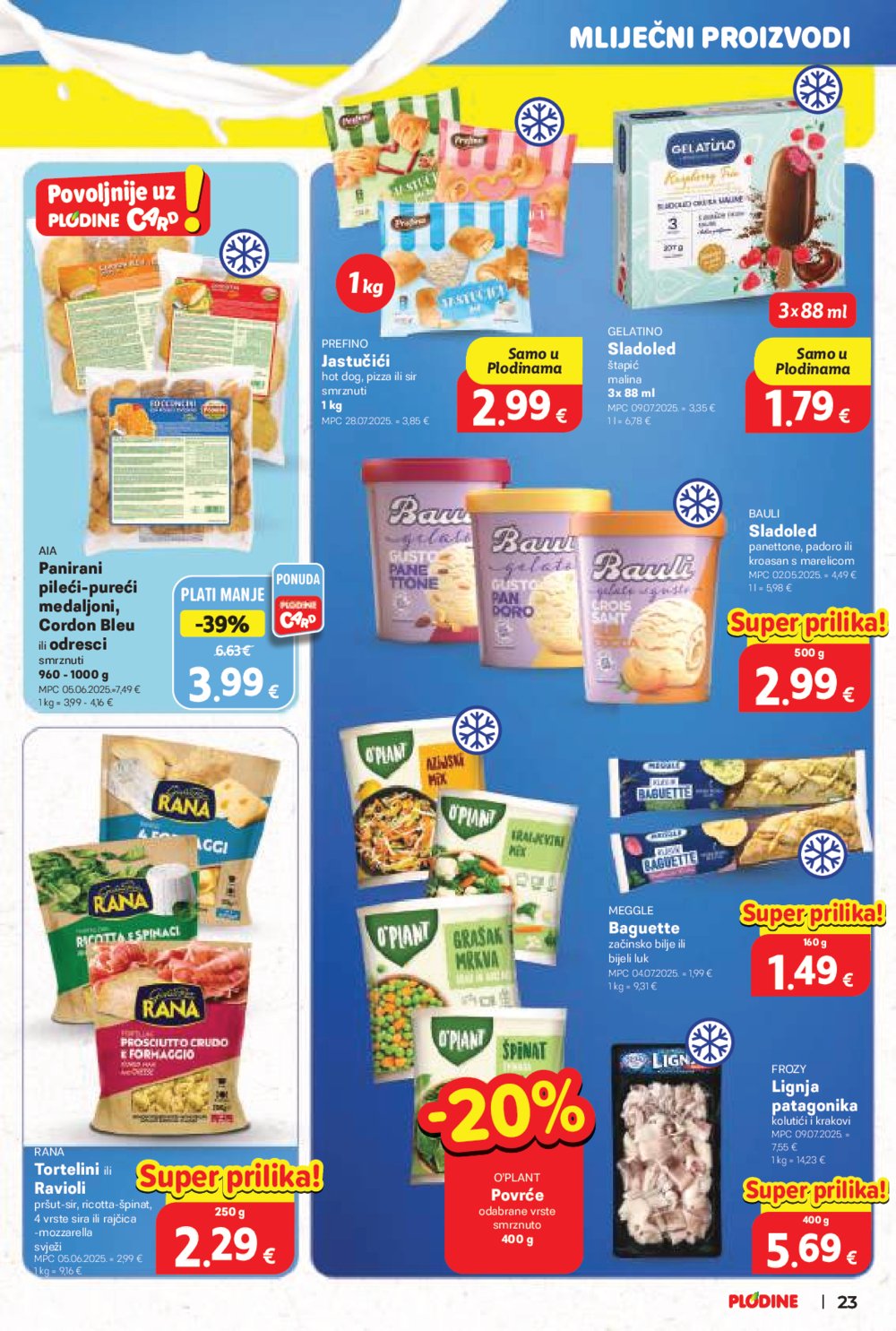 Plodine katalog Akcija 22.10. - 28.10.2025.
