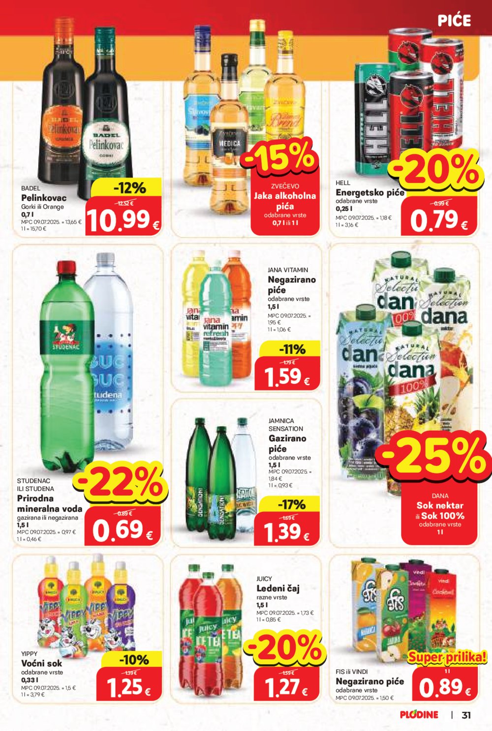 Plodine katalog Akcija 22.10. - 28.10.2025.