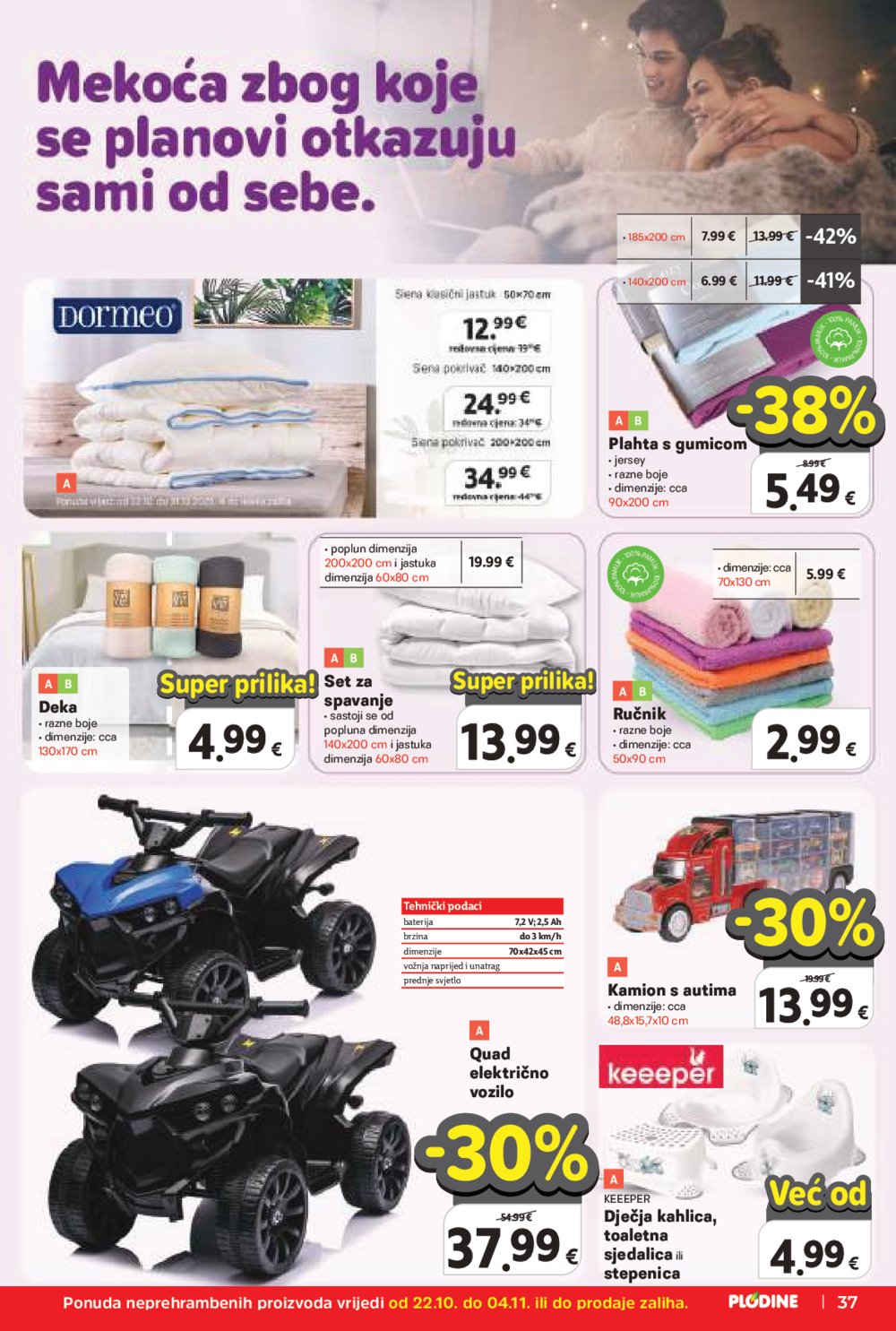 Plodine katalog Akcija 22.10. - 28.10.2025.