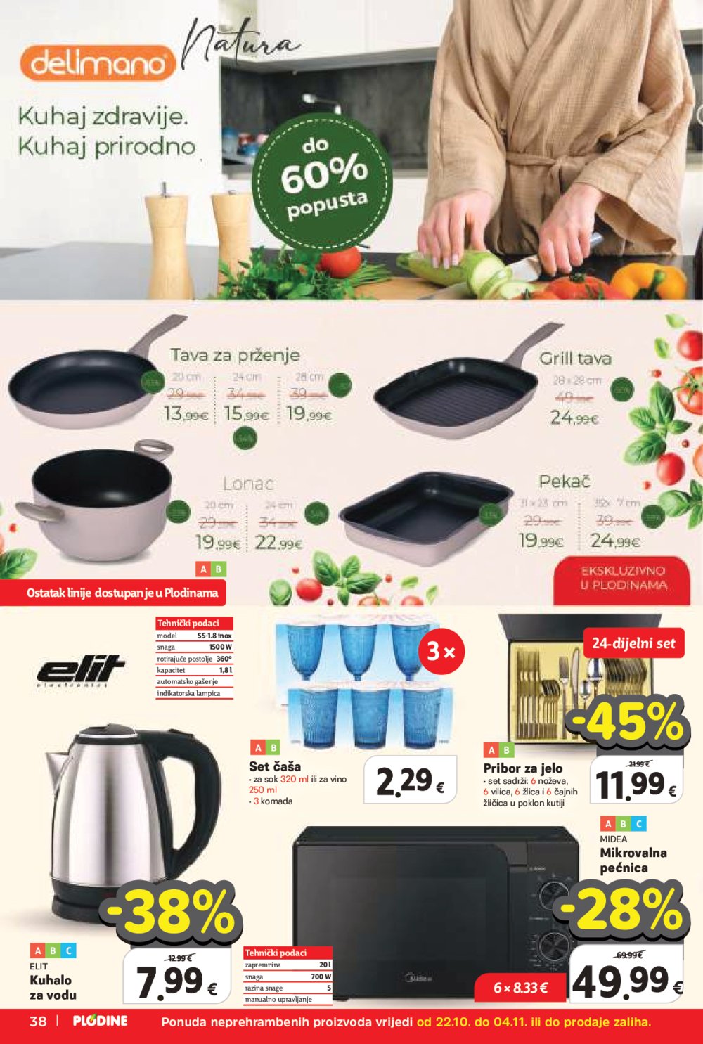 Plodine katalog Akcija 22.10. - 28.10.2025.
