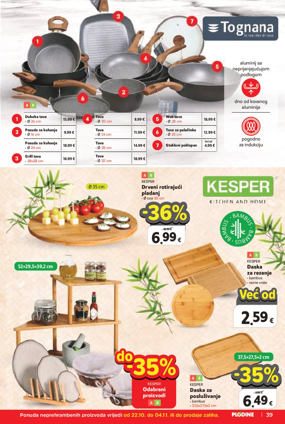 Plodine katalog Akcija 22.10. - 28.10.2025.